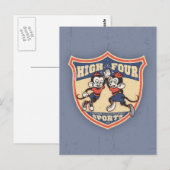 Carte Postale High Four Sports (Devant / Derrière)