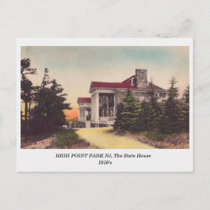 Carte Postale High Point Park NJ, The State House 1910's vintage