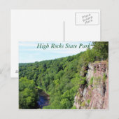Carte postale High Rocks State Park (Devant / Derrière)