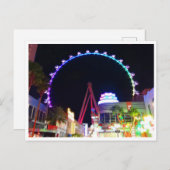 Carte postale High Roller Ferris Wheel Las Vegas # (Devant / Derrière)