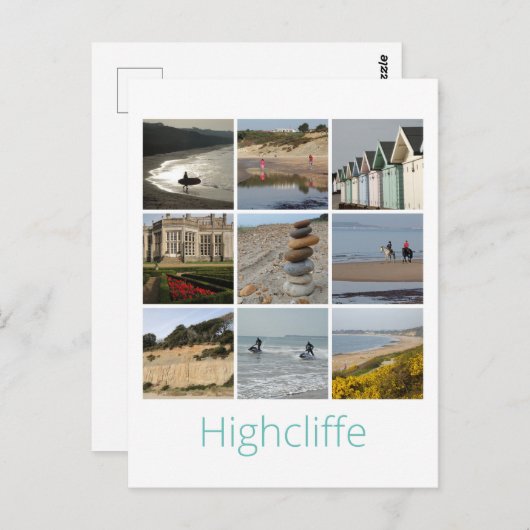 Carte Postale Highcliffe (Devant / Derrière)