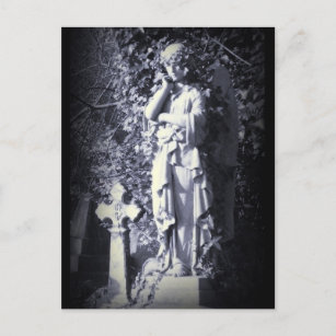 Carte Postale Highgate Cemetery Angel Goth Imaginaire