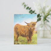 Carte Postale Highland Cow (Debout devant)