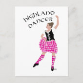 Carte Postale Highland Dancer Rose (Devant)