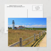 Carte Postale Highland Lighthouse Truro Cape Cod (Devant / Derrière)