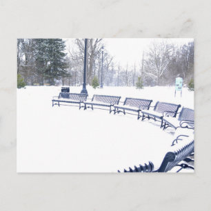 Carte Postale Highland Park en hiver