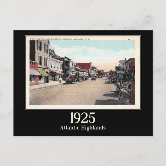 Carte Postale Highlands de l'Atlantique, New Jersey, Vintage (Devant)