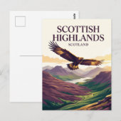 Carte Postale Highlands écossaises Écosse (Devant / Derrière)