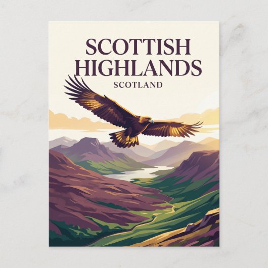 Carte Postale Highlands écossaises Écosse (Devant)
