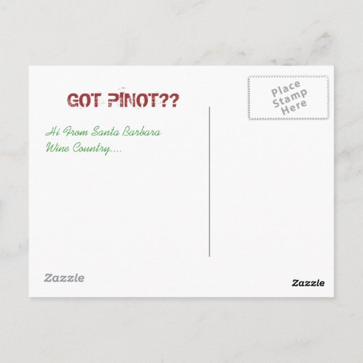 Carte postale Highliner (Dos)