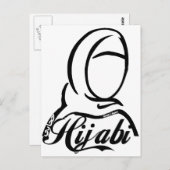 Carte Postale Hijabi (Devant / Derrière)