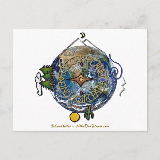 Carte Postale Hike Our Planet Hiker's (Devant)