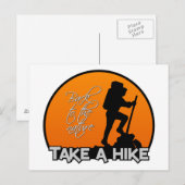 Carte postale Hike, personnalisable (Devant / Derrière)