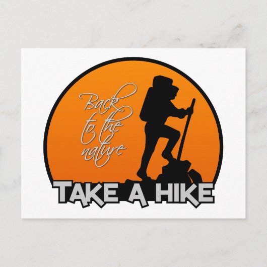 Carte postale Hike, personnalisable (Devant)