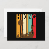 Carte Postale Hiking Retro Hiking (Devant / Derrière)