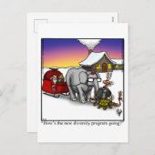 Carte postale Hilarious Christmas Humour (Devant / Derrière)