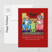 Carte postale Hilarious Christmas Humour (Devant / Derrière)