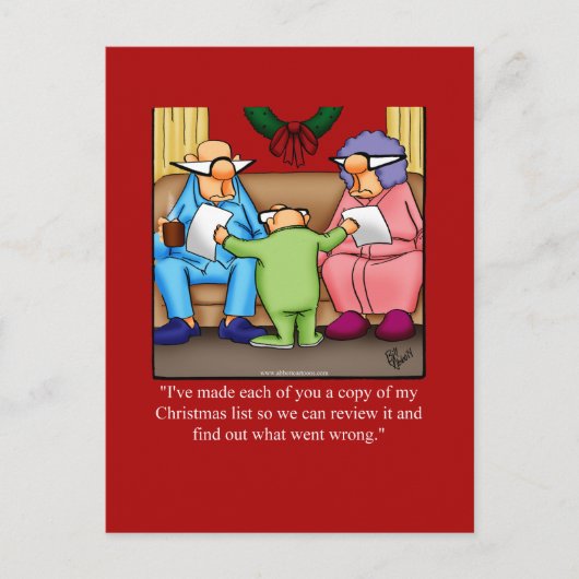 Carte postale Hilarious Christmas Humour (Devant)