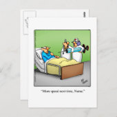 Carte postale Hilarious Get Well Humour (Devant / Derrière)