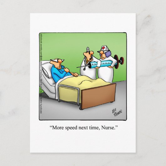 Carte postale Hilarious Get Well Humour (Devant)