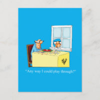 Carte postale Hilarious Golf Humour