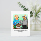 Carte postale Hilarious Golf Humour (Debout devant)