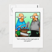 Carte postale Hilarious Golf Humour (Devant / Derrière)