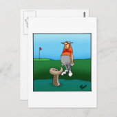 Carte postale Hilarious Golf Humour (Devant / Derrière)