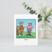 Carte postale Hilarious Golf Humour (Debout devant)