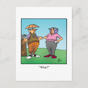 Carte postale Hilarious Golf Humour