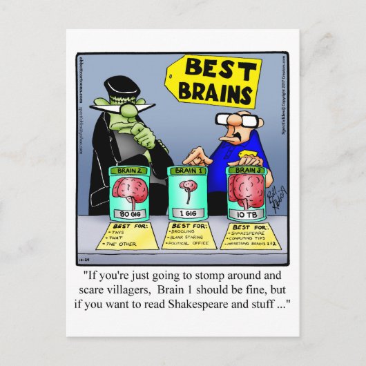 Carte postale Hilarious Halloween Humour (Devant)