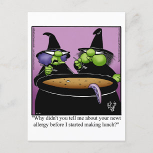 Carte postale Hilarious Halloween Humour