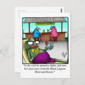 Carte postale Hilarious Halloween Humour (Devant / Derrière)