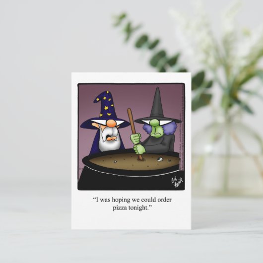 Carte postale Hilarious Halloween Humour (Debout devant)