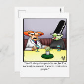 Carte postale Hilarious Halloween Humour (Devant / Derrière)