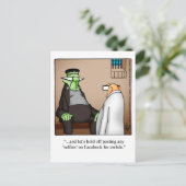 Carte postale Hilarious Halloween Humour (Debout devant)
