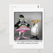 Carte postale Hilarious Halloween Humour (Devant / Derrière)