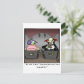 Carte postale Hilarious Halloween Humour (Debout devant)