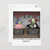 Carte postale Hilarious Halloween Humour (Devant / Derrière)