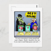 Carte postale Hilarious Halloween Humour (Devant / Derrière)