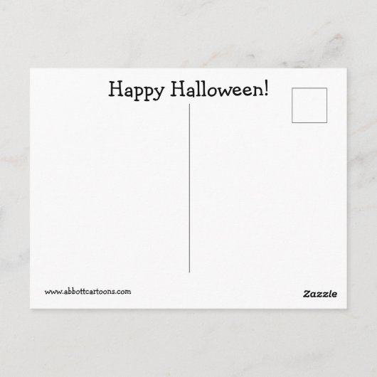 Carte postale Hilarious Halloween Humour (Dos)
