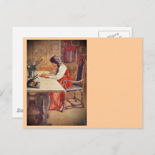 Carte Postale Hilda à la Table d'Art (Devant / Derrière)