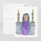 Carte Postale Hildegard de Bingen (Devant / Derrière)