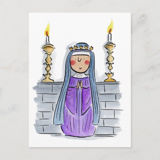 Carte Postale Hildegard de Bingen (Devant)