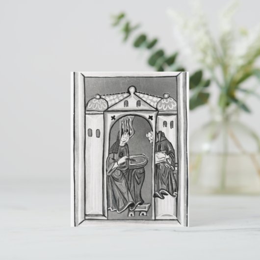 Carte Postale Hildegard de Bingen (Debout devant)