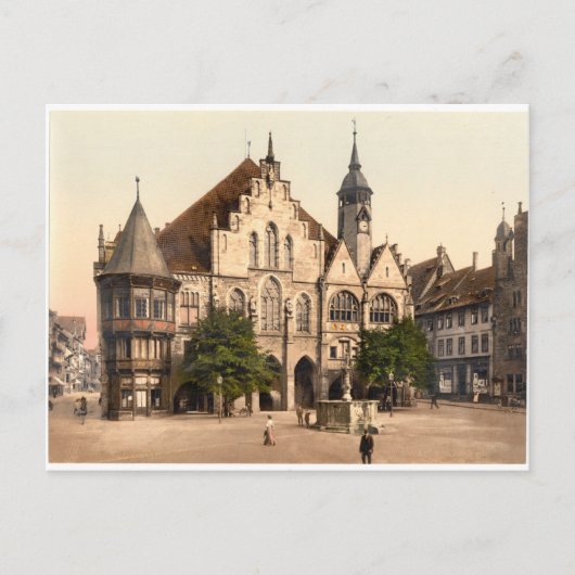Carte Postale Hildesheim Rathaus (Devant)