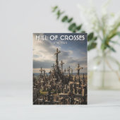 Carte Postale Hill of Crosses Lithuania Travel (Debout devant)
