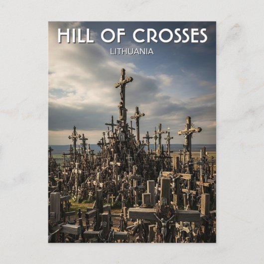 Carte Postale Hill of Crosses Lithuania Travel (Devant)
