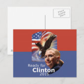 Carte postale Hillary 2016 (Devant / Derrière)