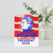 Carte postale Hillary 2016 (Debout devant)